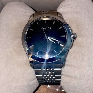 GUCCI MENS STAINLESS STEEL 41MM WATCH SWISS MADE